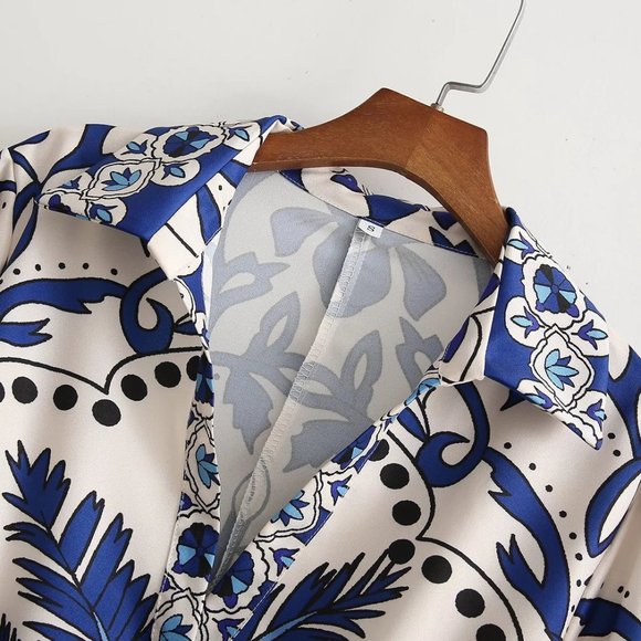 Palm Print Midi Skirts Set - Picture 10 of 16